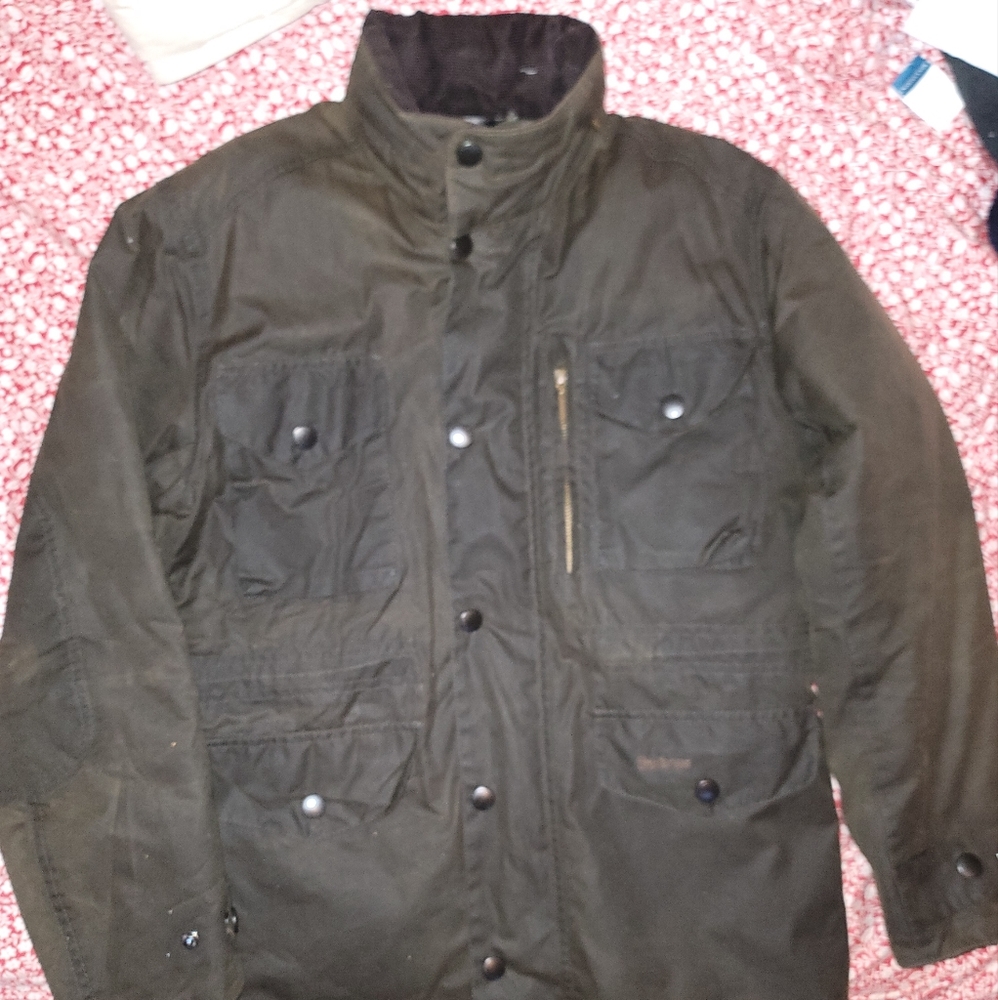 Barbour wax cotton jacket size small (really nice garment)